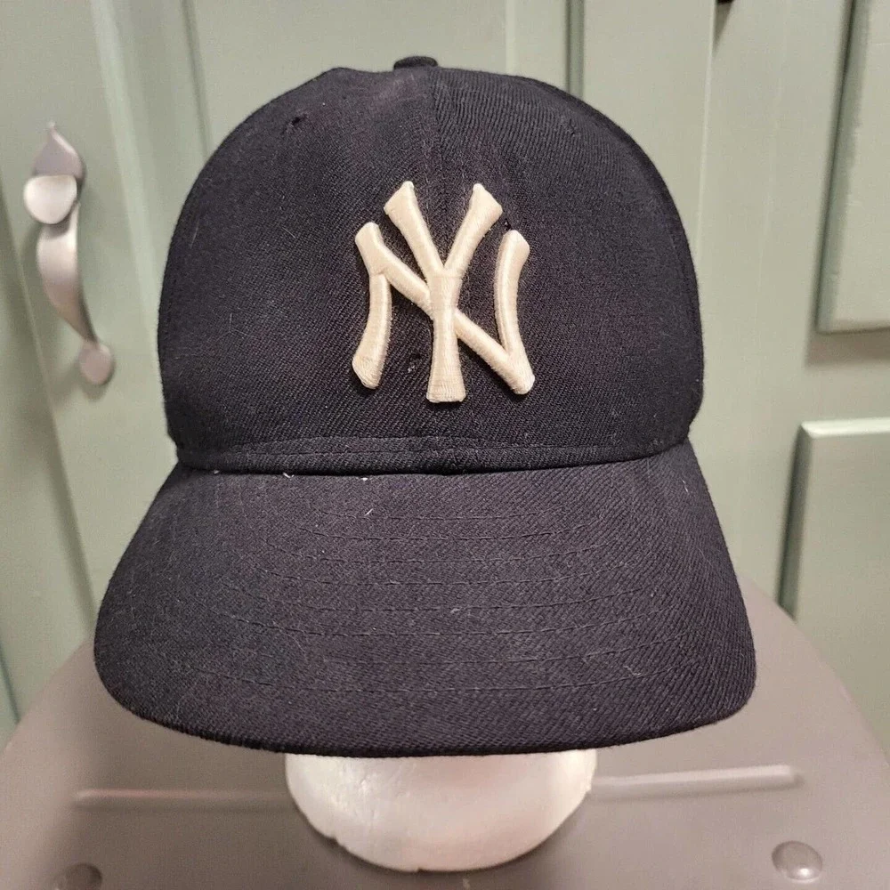 VTG‎ New York Yankees SIGNED New Era Diamond Collection 5950 Wool Hat Cap